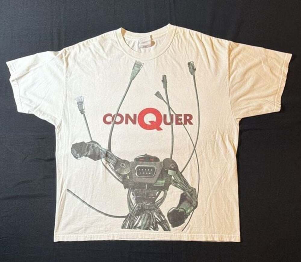Vintage HP Conquer The IT Sprawl Monster Promo T-Shirt